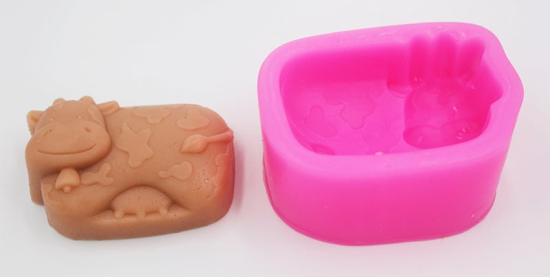 Longzang 2.9"" Dairy Cow 50043 Craft Art Silicone Soap Mold Craft Molds DIY - Image 5
